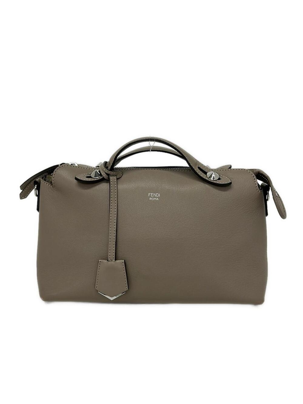 Fendi By The Way Gray Beige Leather #372349F71B